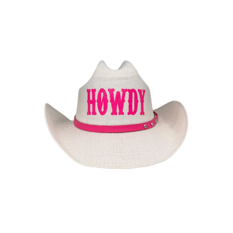 CH-1043- HOWDY WHITE/PINK|White/Pink