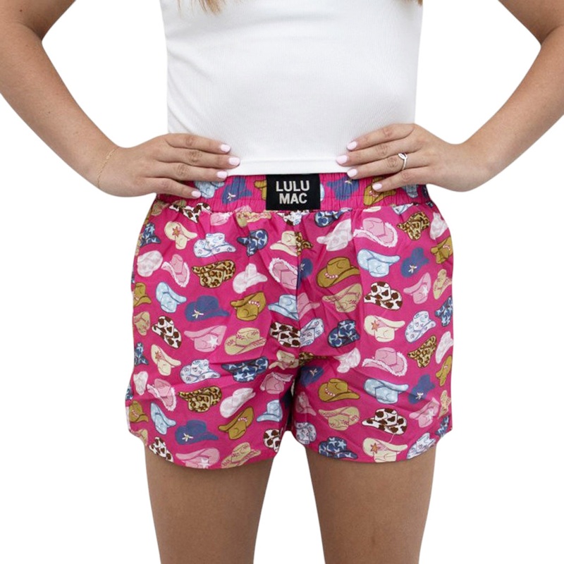 BXHT- HAT BOXER SHORT PINK|WHITE|XSmall|Small|Medium|Large|X-Large|XX-Large