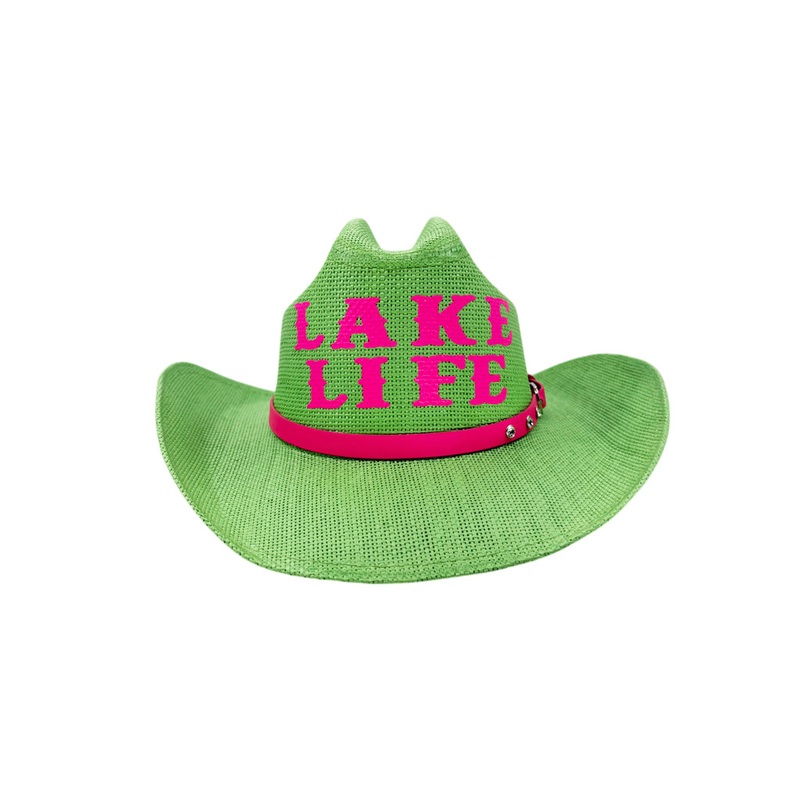 CH-1043- LAKE LIFE GREEN/PINK|Green/Pink