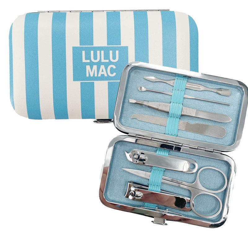 MCST- Blue Stripe Darby Manicure Set