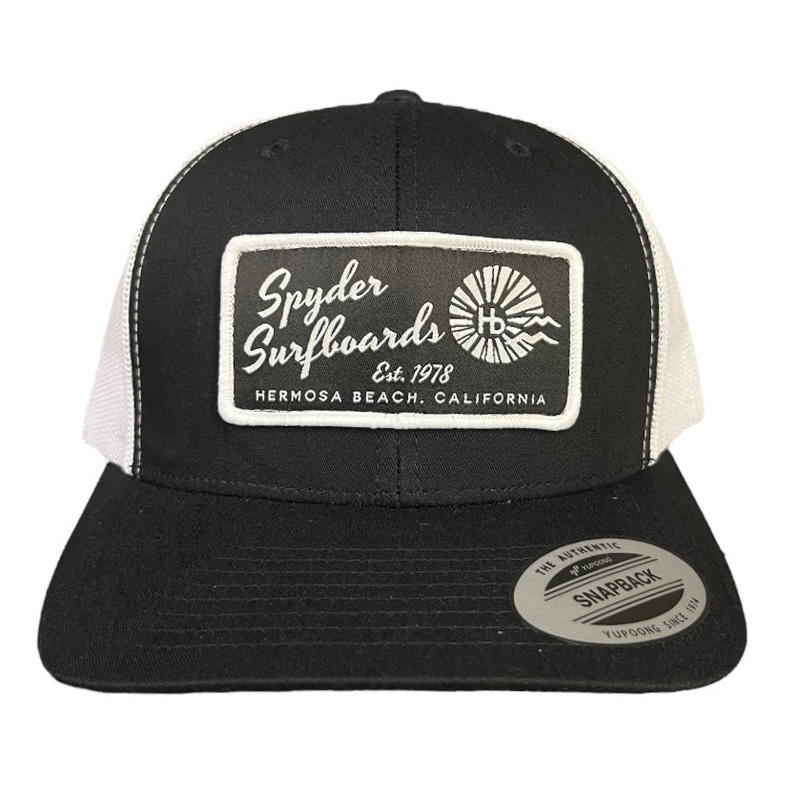 SPYDER SURFBOARDS HB LONGTIME TRUCKER HAT ACRSCHBLT