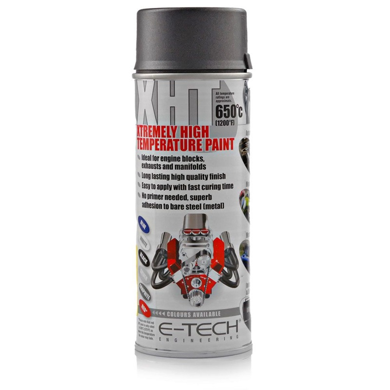 E-Tech XHT Exhaust Extremely High Temperature Paint – Graphite 400ml