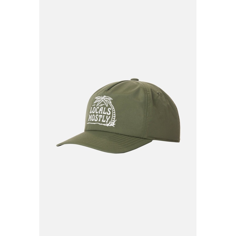 KATIN LOCALS HAT FA25HTLOC|O/S|WHITE BONE|OLIVE GREEN