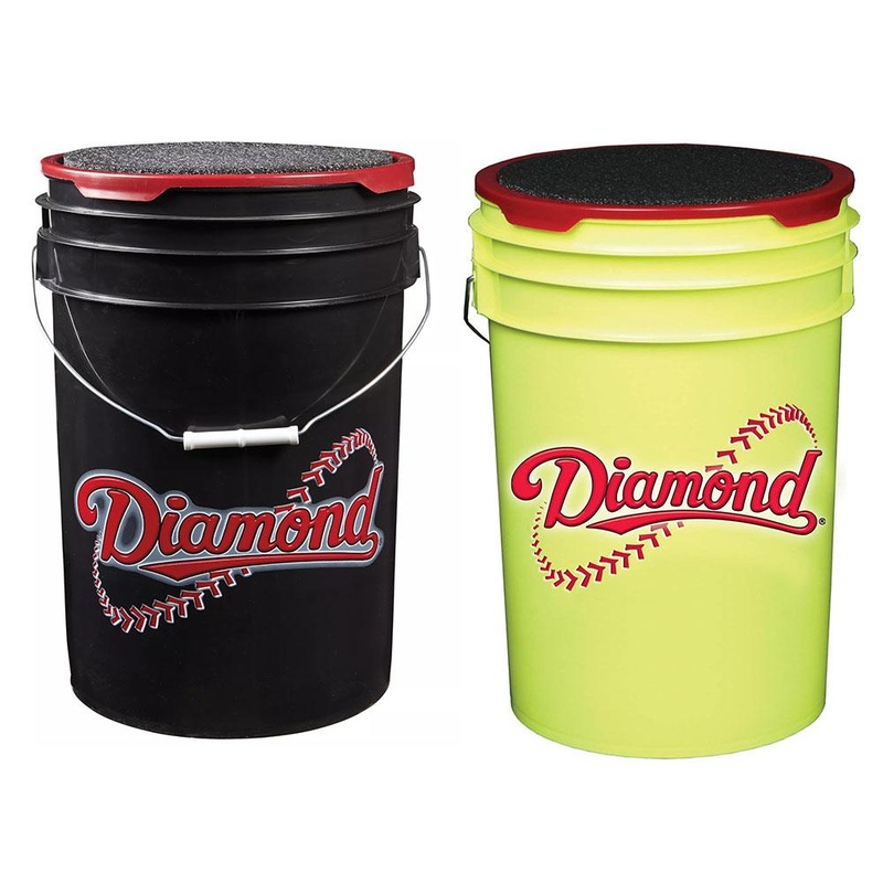 Diamond Ball Bucket|Black|Yellow
