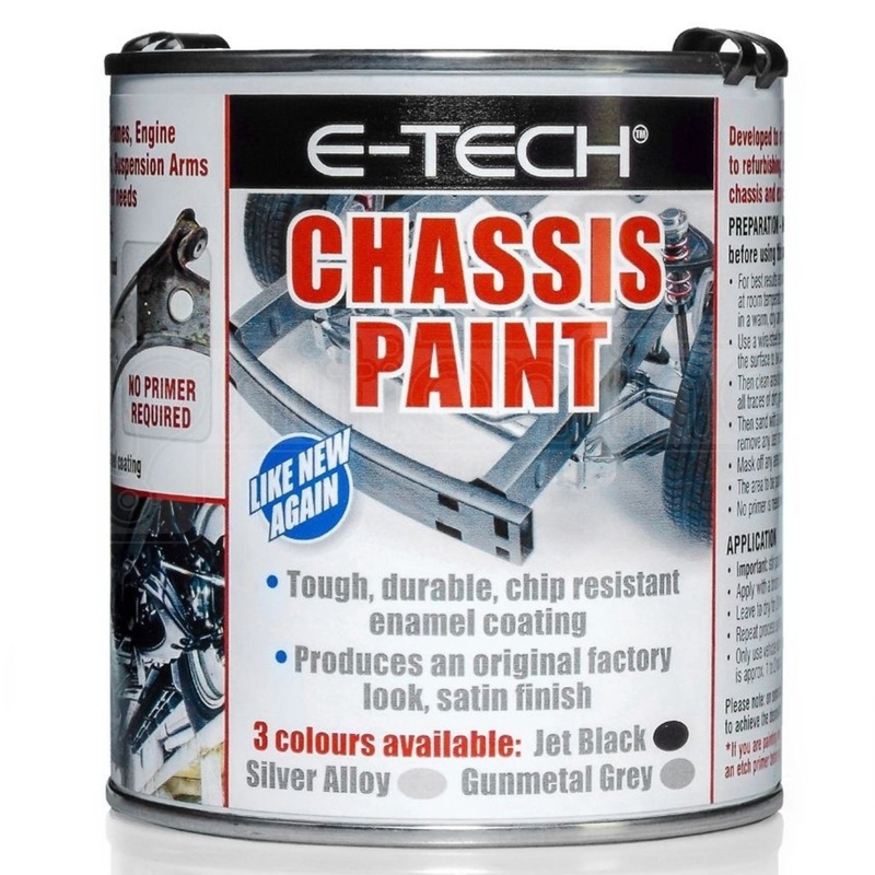 E-Tech Chassis Paint 500ml – Jet Black