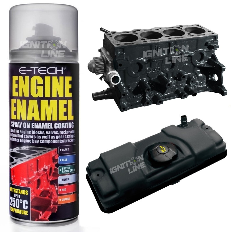 E-Tech Engine Enamel Spray Coating – Black 400ml