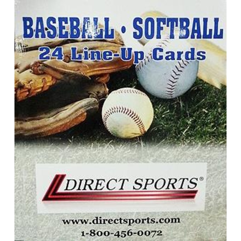 Glover’s Baseball-Softball Line-Up Cards
