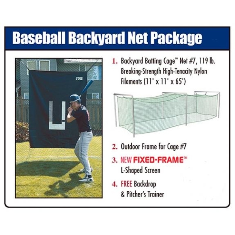 JUGS Baseball Backyard Net Package