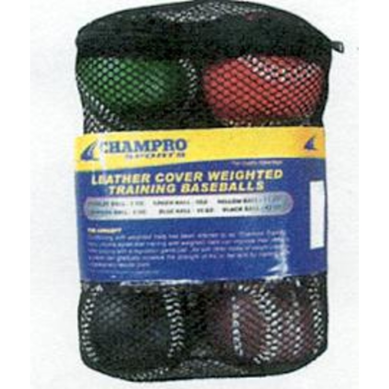 Champro Leather Weighted Baseball Training Set: CBB7S