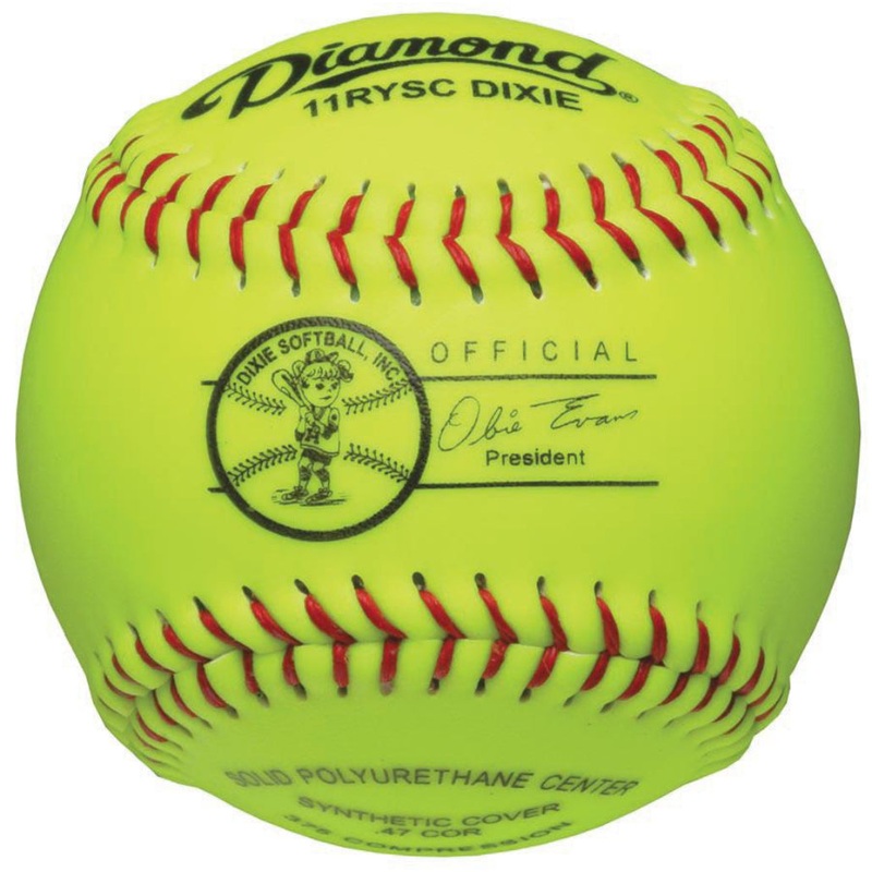 Diamond Dixie Youth 11Synthetic Fastpitch Softball – One Dozen: 11RYSCDIXIE