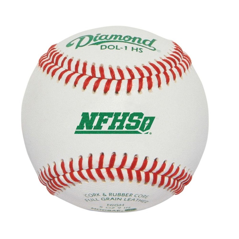 Diamond Official League NFHS Practice Baseball (Dozen): DOL1-HS