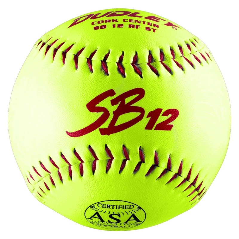 Dudley Thunder SB12T Cork USA (ASA) .44 375 Slowpitch Softball – One Dozen: 4A729Y