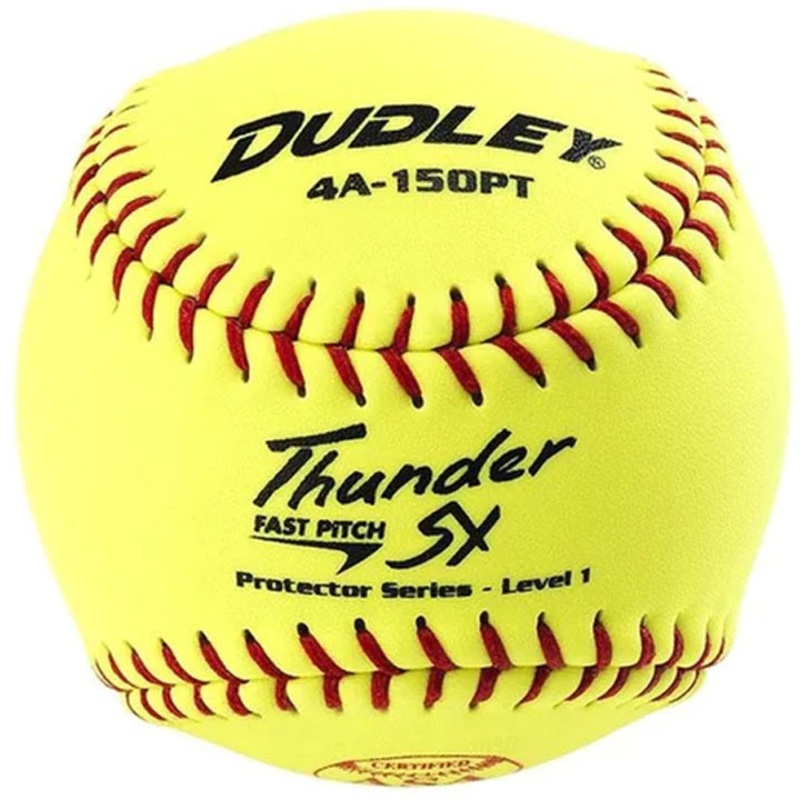 Dudley Thunder SY Protector Series 11 Inch ASA Level 1 Fastpitch Softball – One Dozen: 4A150PT