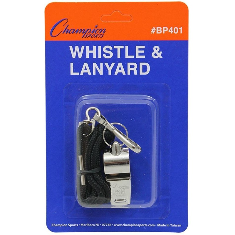 Champion Metal Whistle & Lanyard