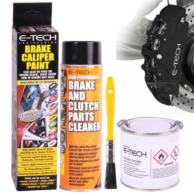 E-Tech Brake Caliper Paint Kit – Black