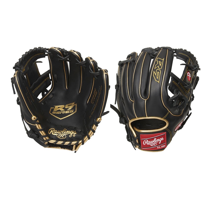 Rawlings R9 Series 11.5 Baseball Glove: R9314-2BG