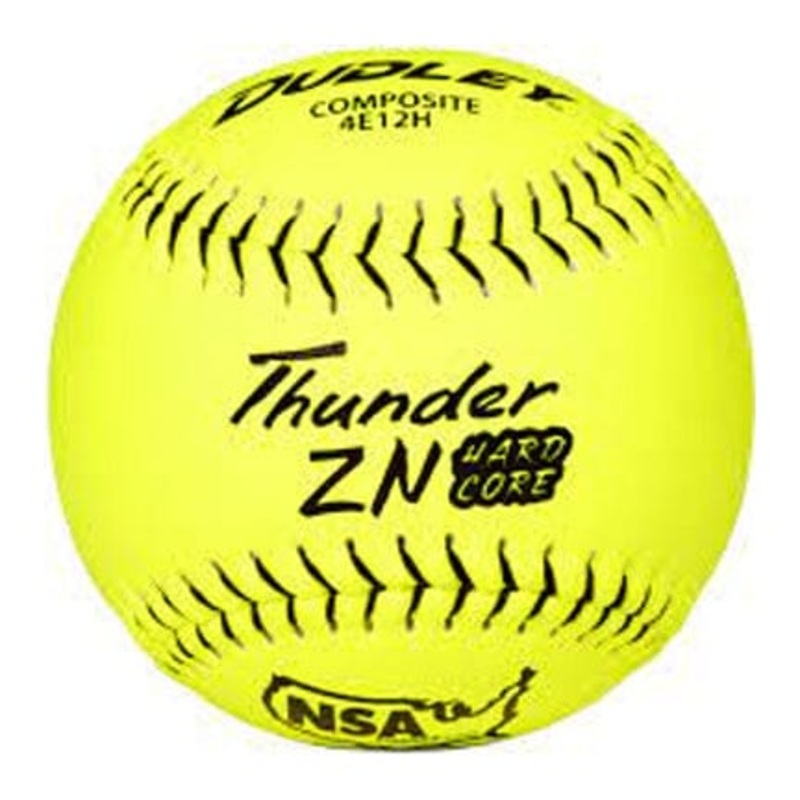 Dudley Thunder HARD CORE Slowpitch Softball 12 NSA ICON  One Dozen: 4E12H