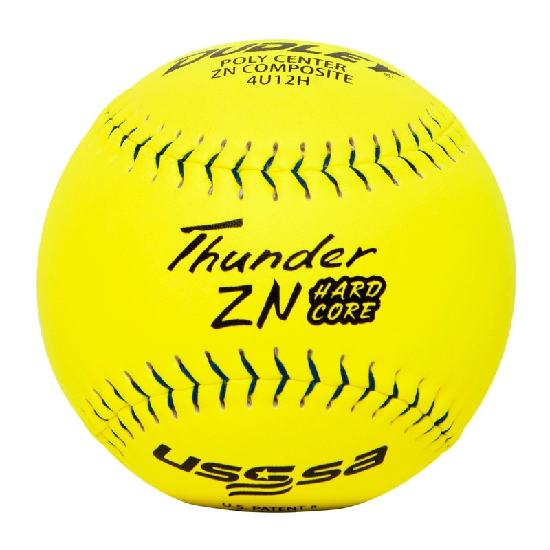 Dudley Thunder HARD CORE Slowpitch Softball 12 USSSA PRO M 44-375  One Dozen:  4U12H