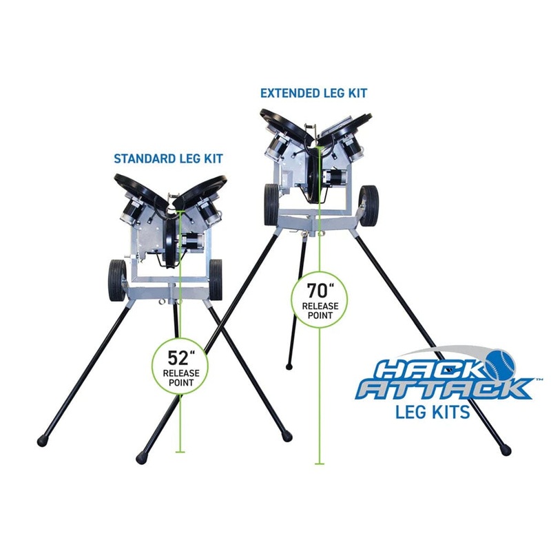 Hack Attack Baseball Extended Legs , 67, Set of 3
