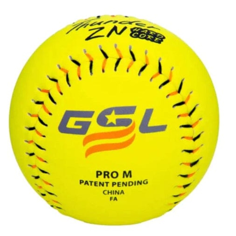 Dudley Thunder HARD CORE Slowpitch Softball 12 GSL Stamped   One Dozen:  4GSLH12
