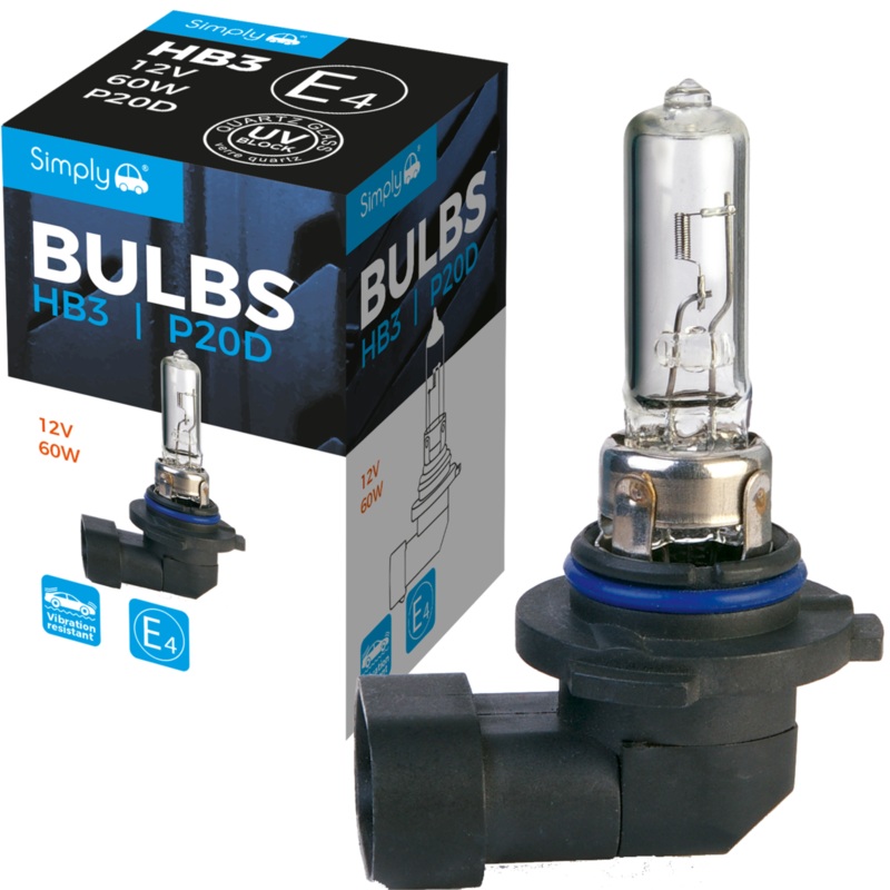 Simply Hb3 12V 60W Halogen Headlight Bulb