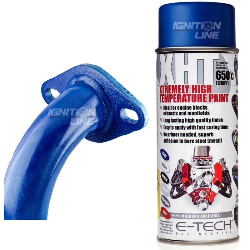 E-Tech Xht Exhaust Extremely High Temperature Paint – Blue 400ml