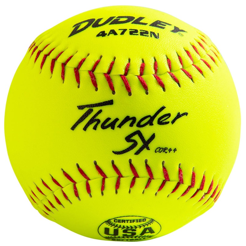 Dudley USA Thunder SY 11 44/375 Synthetic Slowpitch Softballs: 4A722N