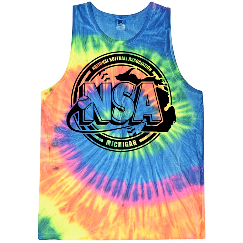 National Softball Association NSA Michigan Crest Tank Top