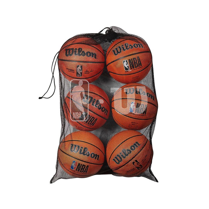 Wilson NBA 6 Ball Mesh Bag|Black