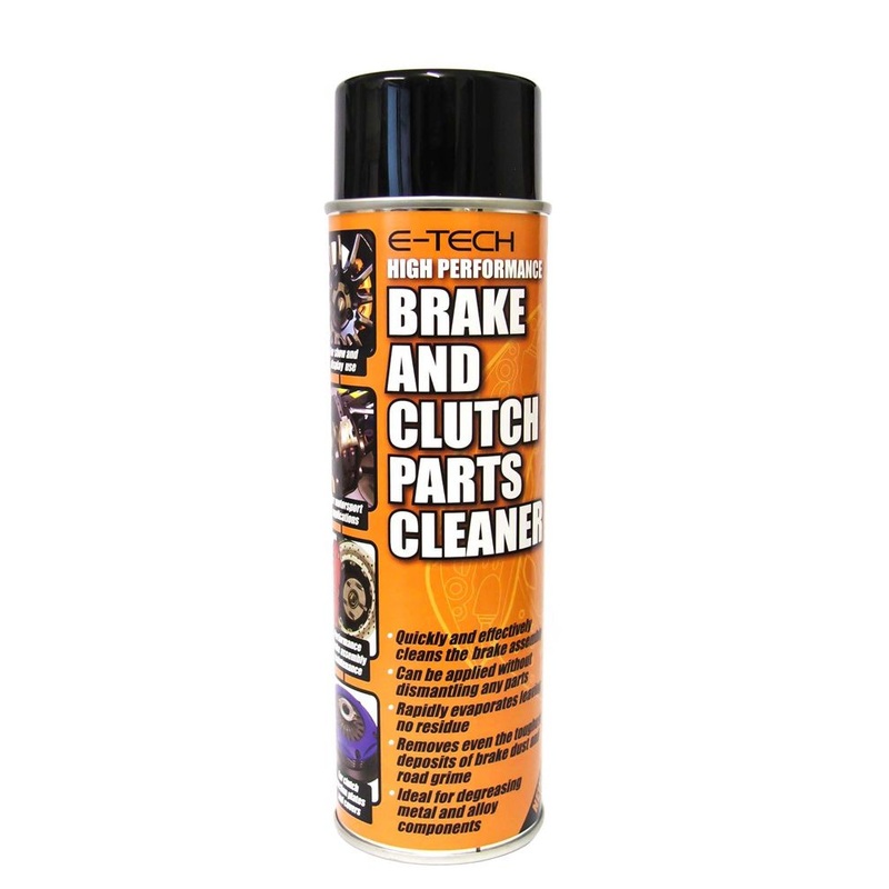 E-Tech Brake & Clutch Parts Cleaner – 500ml Aerosol