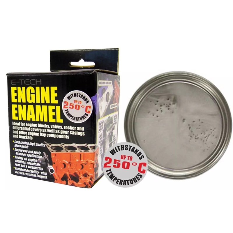 E-Tech Engine Enamel – White – 250ml Tin