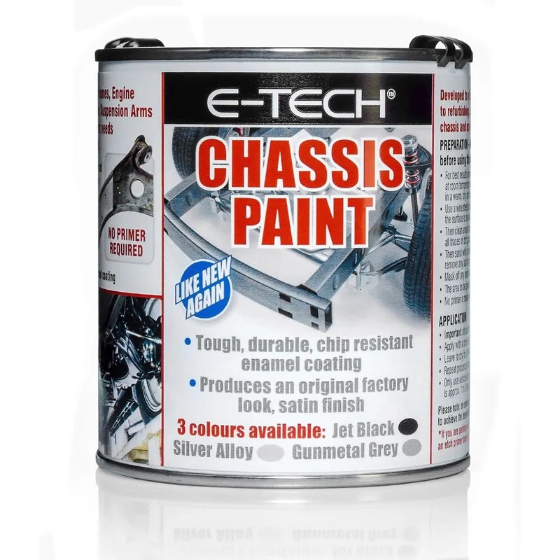 E-Tech Gunmetal Grey Chassis Paint – 500ml