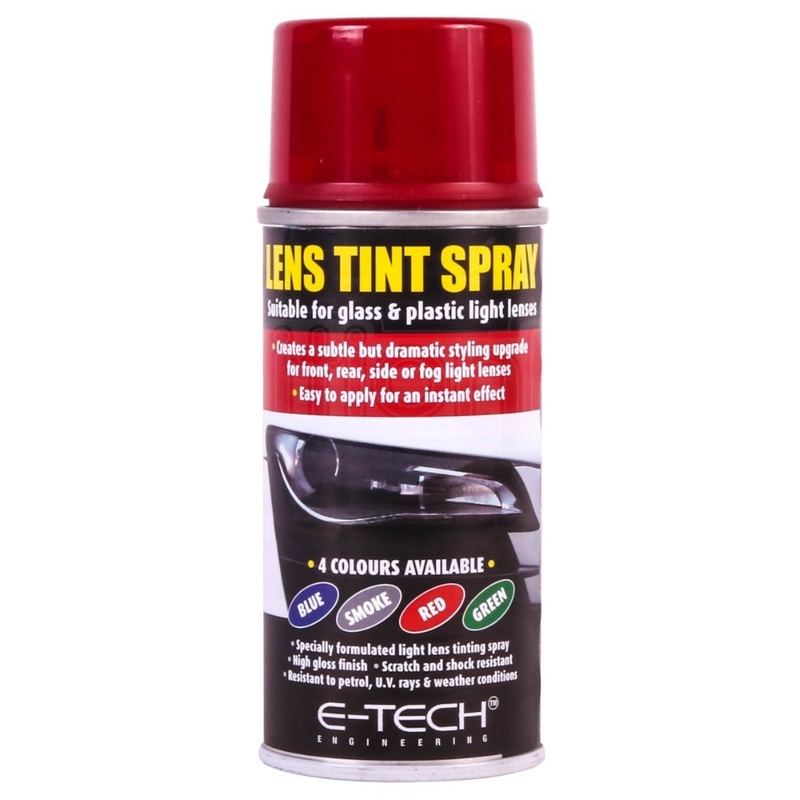 E-Tech Lens Tint Spray – Red 150ml