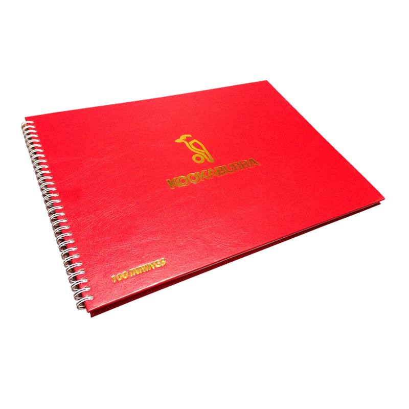 Kookaburra Scorebook Wirebound – 100 inns