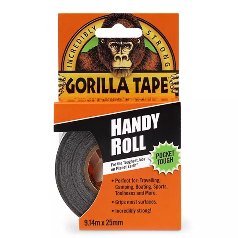 Gorilla Tape Handy Roll 9m – Black