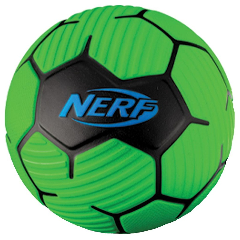 Nerf Proshot Foam Soccer Ball|7″|Green/Black