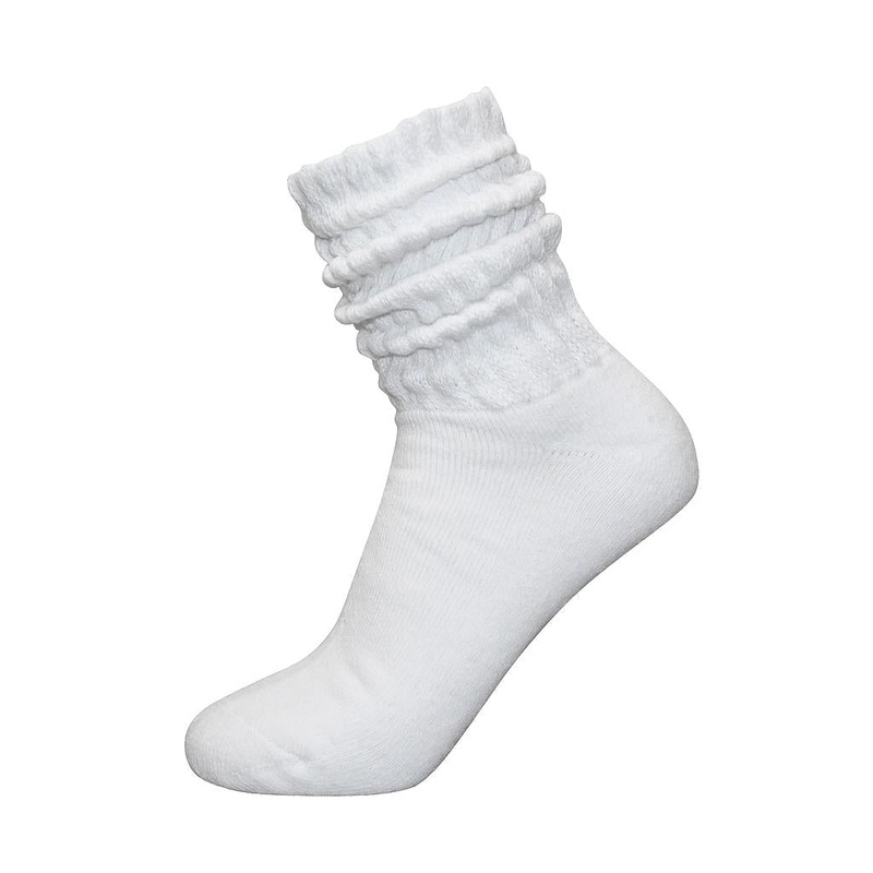 Exceptio Slouch Socks|White