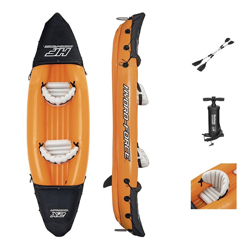 Hydro-Force Lite Rapid 10ft 6′ 2 Person Kayak Set