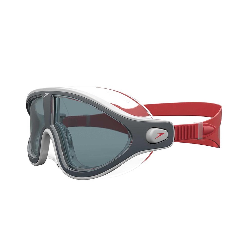 Speedo Biofuse Rift Mask|Red/Grey/Smoke