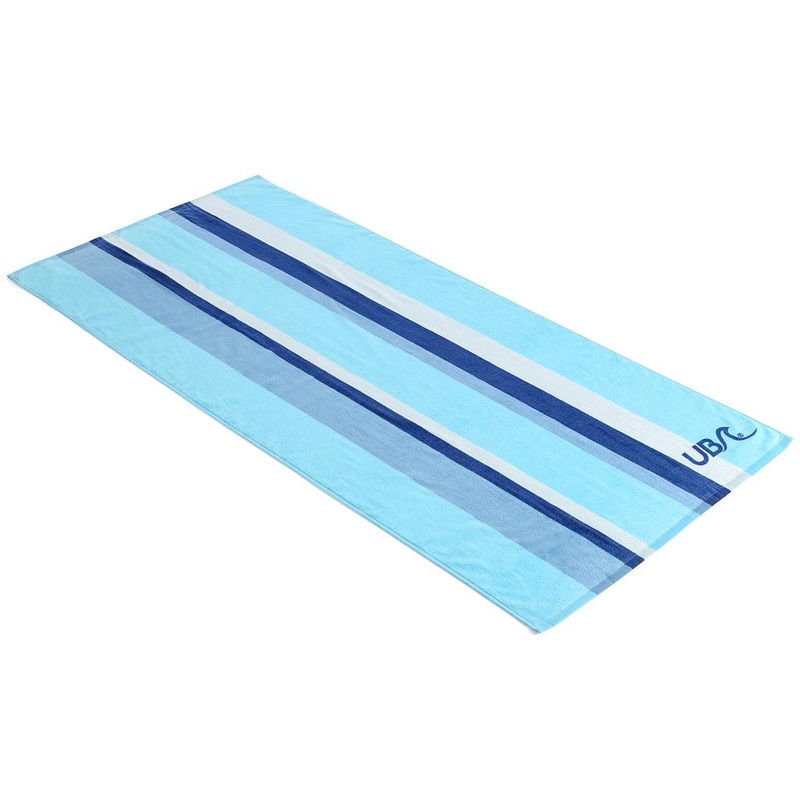 UB Blue Stripe Cotton Towel|Blue/Aqua/White