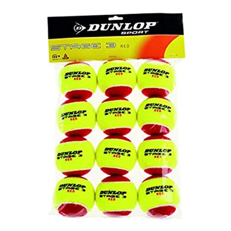 Dunlop Mini Tennis Balls Red|Red