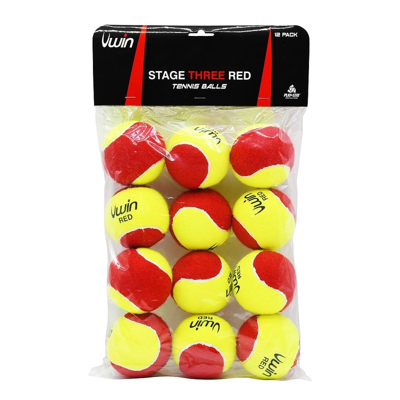Uwin Stage 3 Red Tennis Balls – Pack of 12 balls
