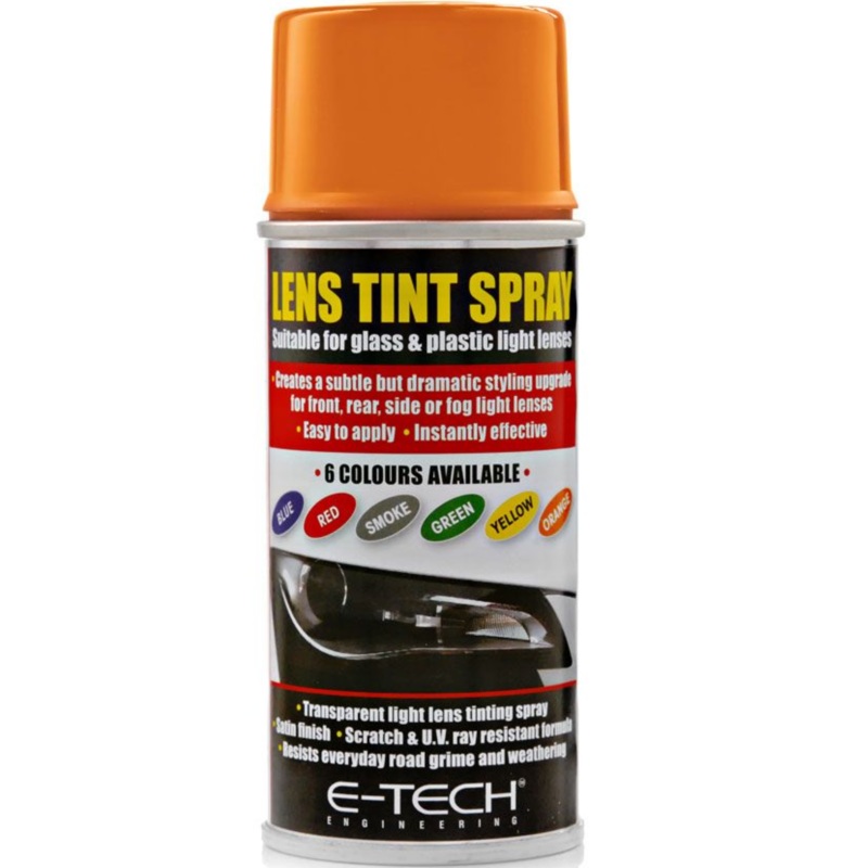 E-Tech Lens Tint – Orange- 150ml Aerosol