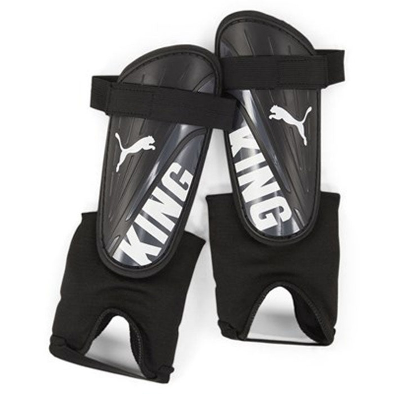 Puma King Ankle Shin Guard|Small|Medium|Large|Black/White