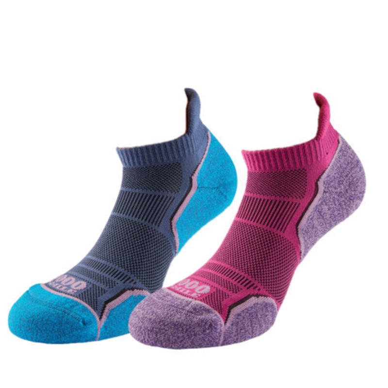 1000 Mile Ladies Run Socklet-Twin Pack