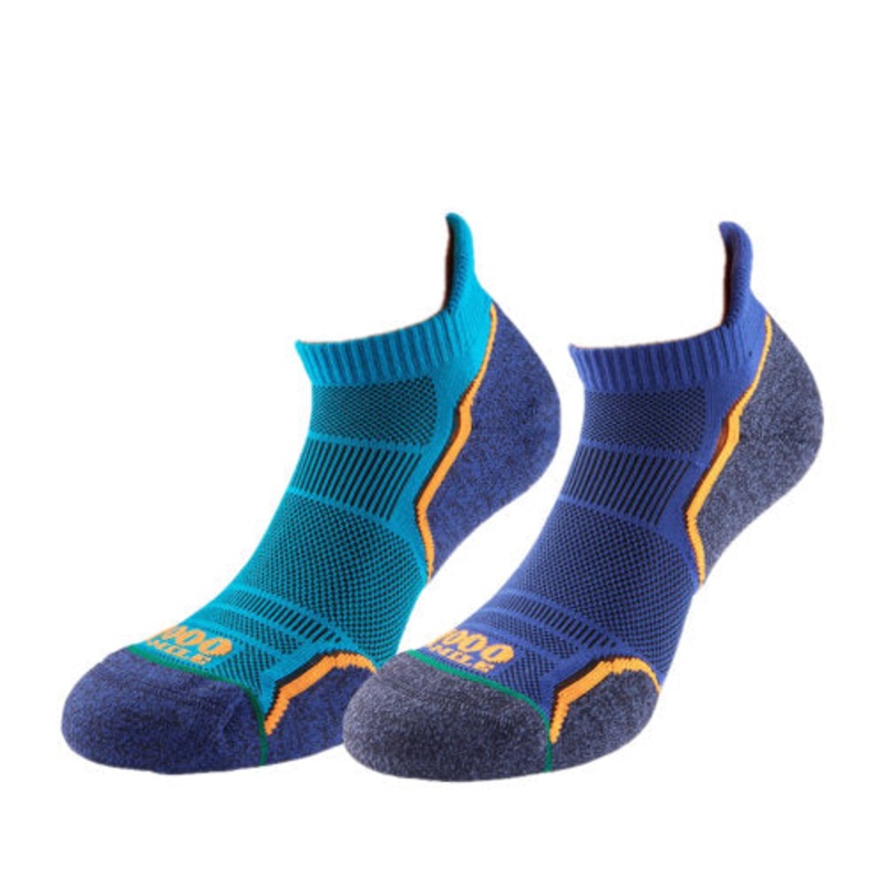 1000 Mile Mens Run Socklet-Twin Pack