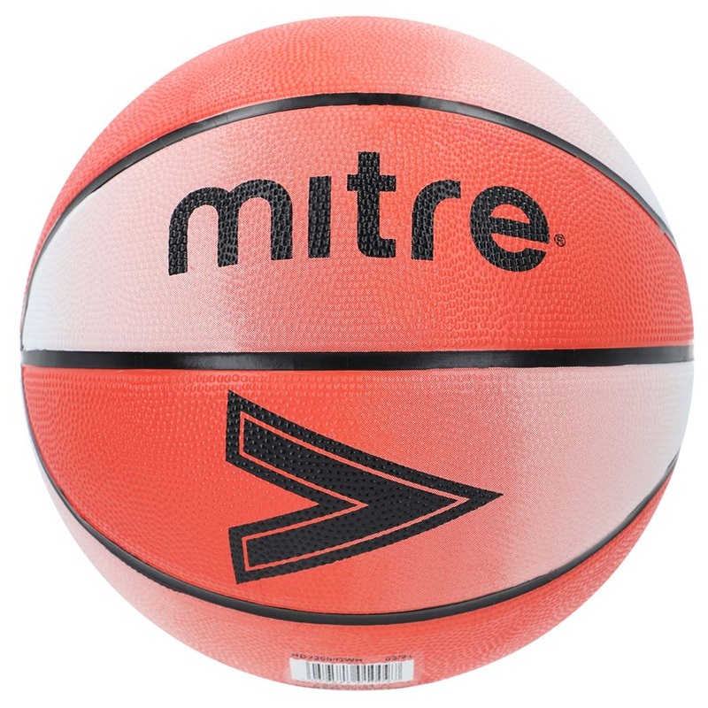 Mitre Nylon Wound Basketball|SIZE: 7|SIZE: 6|Orange