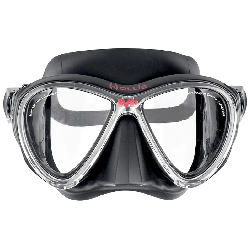 Hollis M3 Mask|Black/Black|Black/White