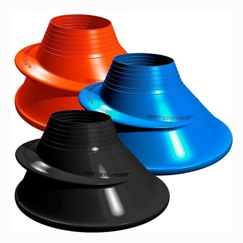 Waterproof Silicone Neck Seal|Black|Blue|Red|Small|Standard