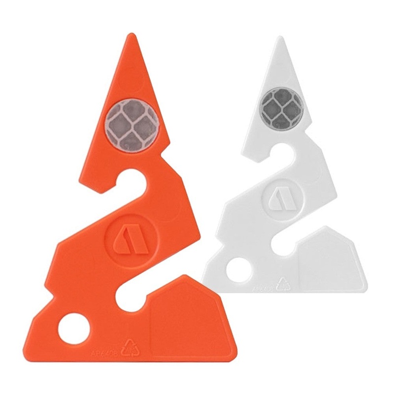 Apeks Line Arrow Markers|White|Orange